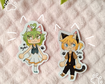 I'ts a Wonderful Cat Life, Gumi Len Stickers Vocaloid