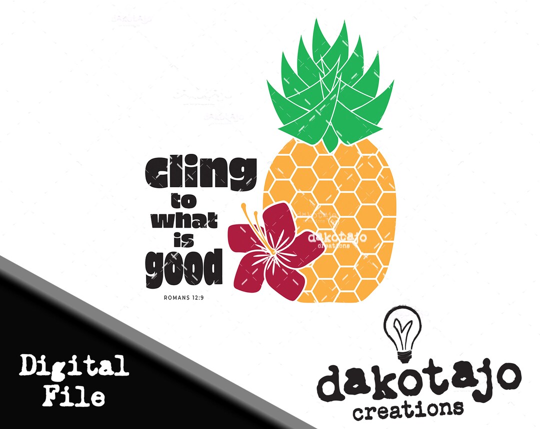 Pineapple Pineapple Svg, Bible Verse Svg, Ai, Pdf, Svg, Dxf, Png, Jpeg