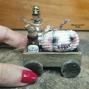 Carrito de Halloween Vintage-Escala 1/6