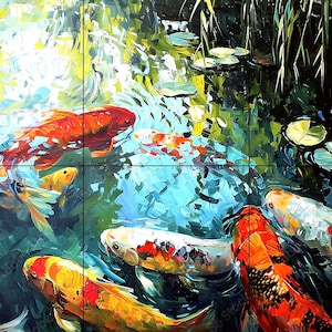 Tropical Fish Mural 1 Home Decor Wall Murals Backsplash Interior Design Fish Murals Bathroom Murals Sea Creature Murals