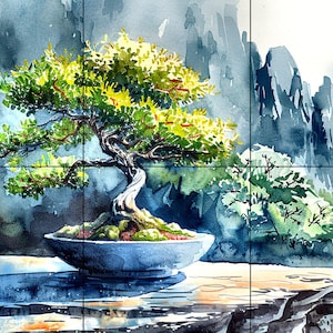 Home Decor Wall Murals Backsplash Interior Design Kitchen Murals Flower Murals Bonzi Murals Plant Murals Bonzi Mural 2