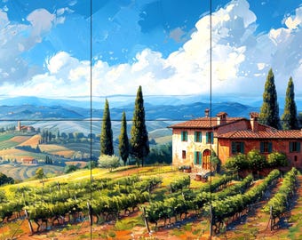 Tuscany 3 Tile Mural 1 European Art wall tiles interior decor home renovation backsplash