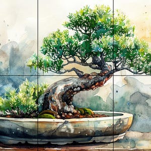 Home Decor Wall Murals Backsplash Interior Design Kitchen Murals Flower Murals Bonzi Murals Plant Murals Bonzi Mural 1