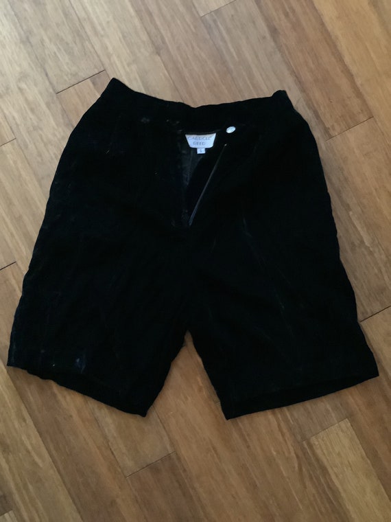 Black Velvet Women’s Shorts