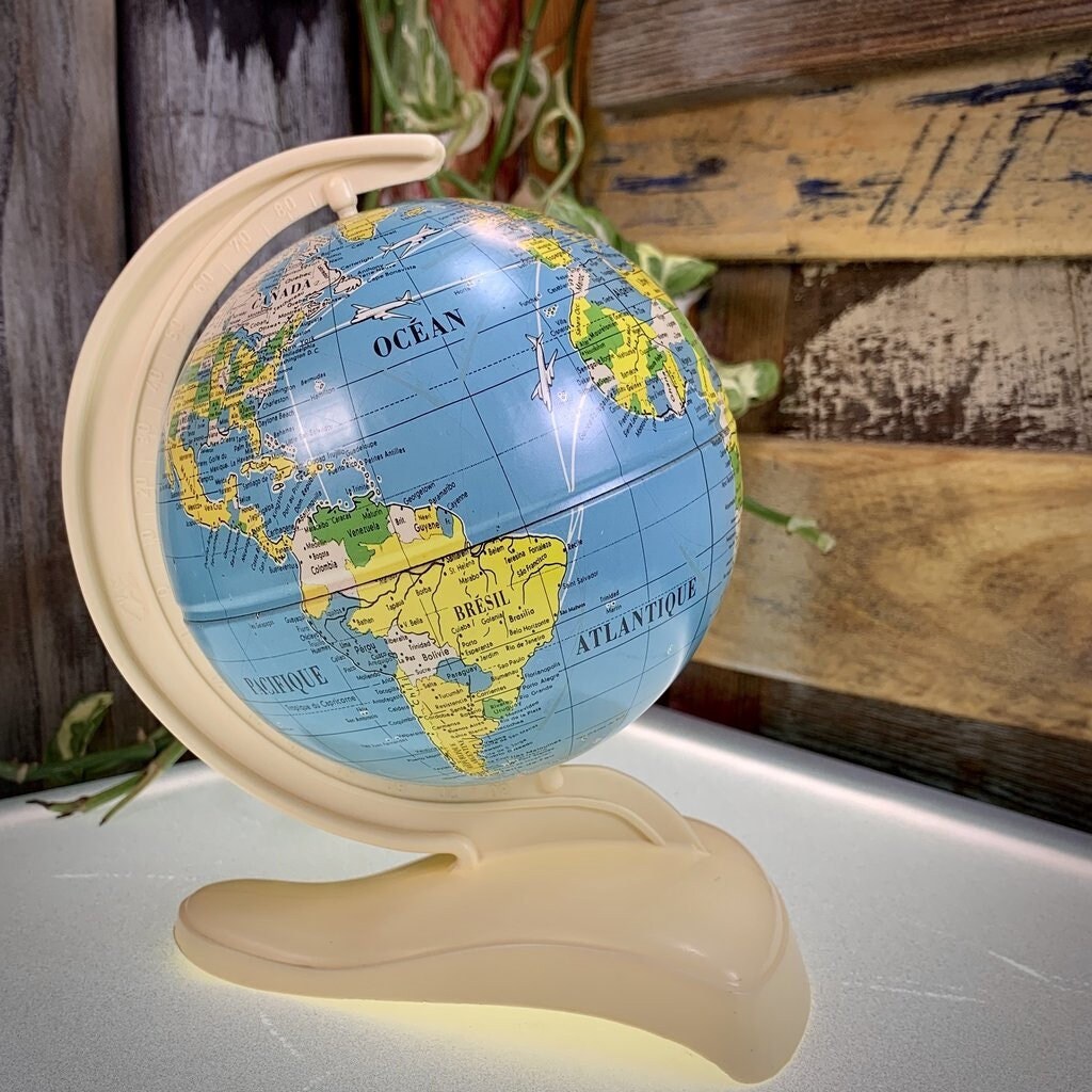 Petit Globe Terrestre. Ms Western Germany. Années 50/60.