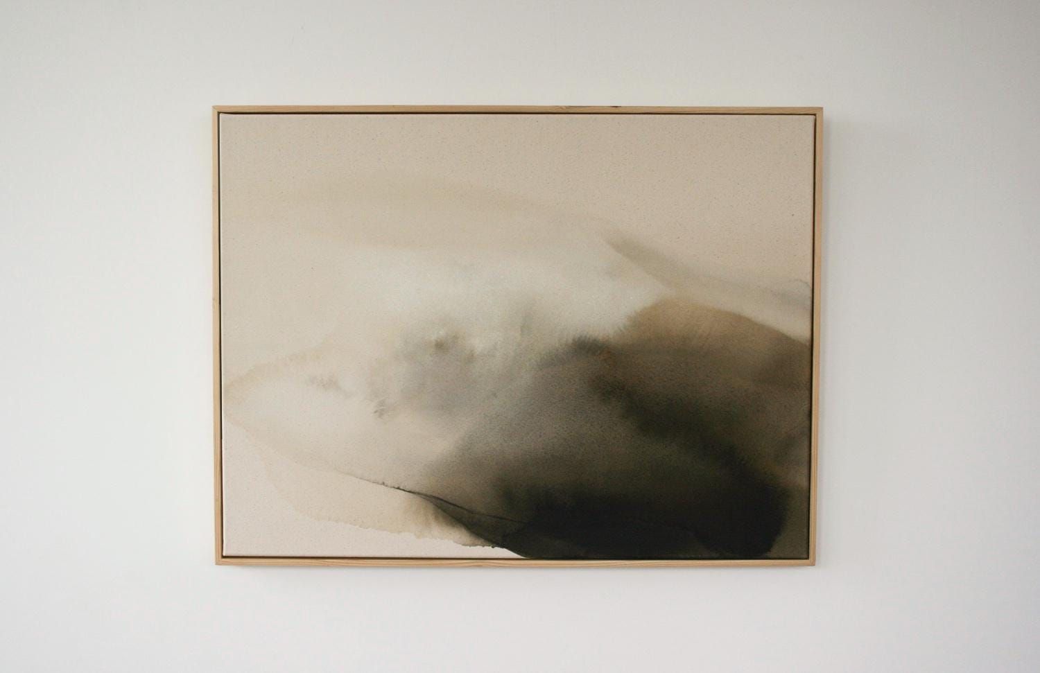 Beneath the Surface 24X32, large abstract painting, original painting, neutral wall art, modern organic