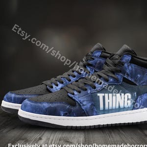The Thing Horror Sneakers – John Carpenter Movie Shoes – Goth & Slasher Streetwear