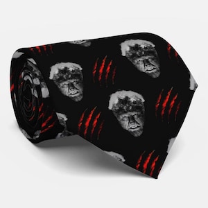 Wolfman-slipsen, Universal Monsters Horror-skjorta, Odöda Macabre Work-årsdag Goth-julklapp till honom