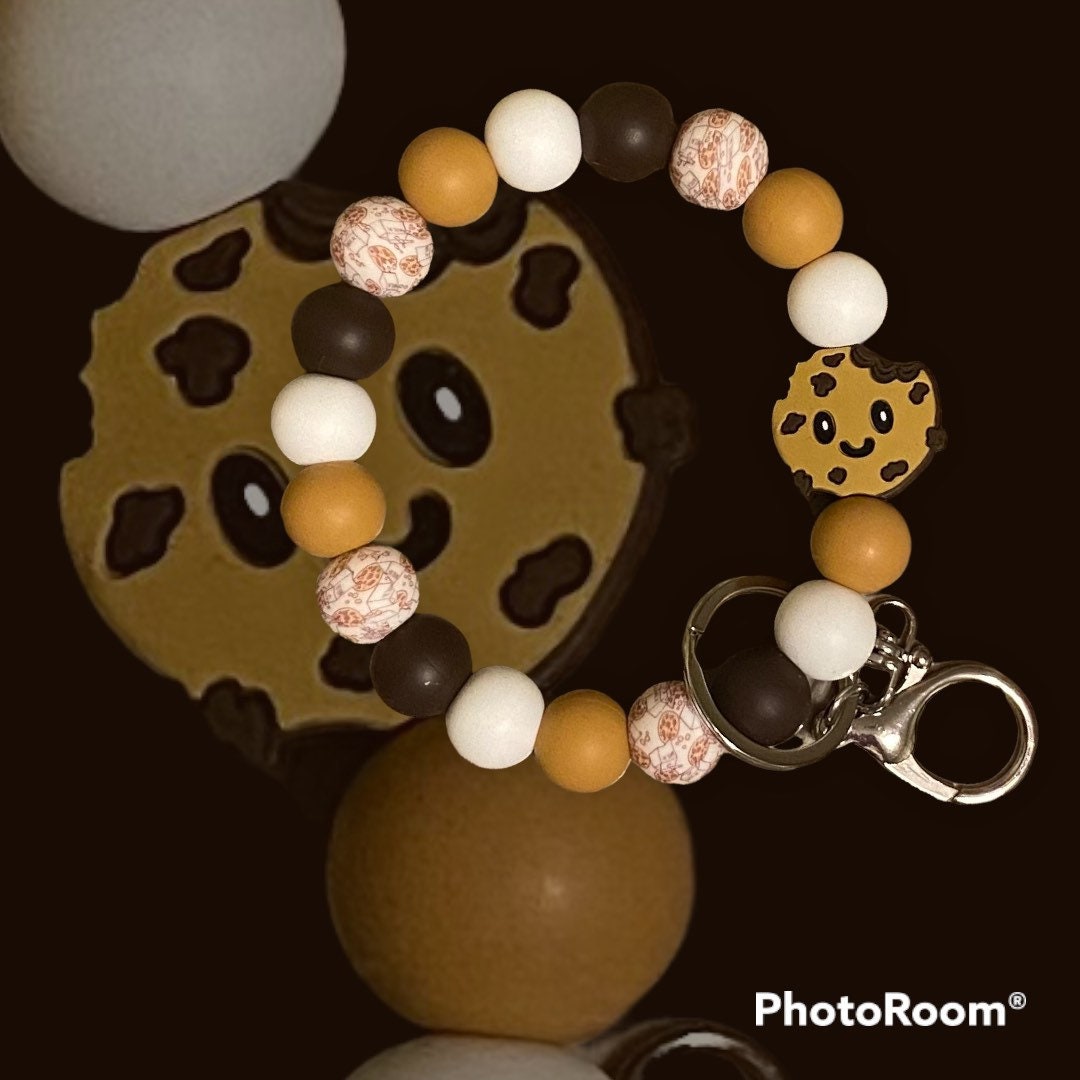 Milk and Cookie Keychain Etsy