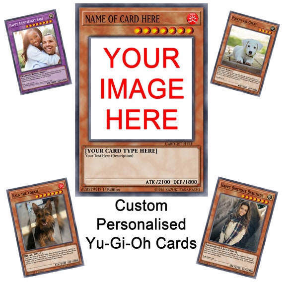 Personalisierte YuGiOh Karte Erstellen Sie Ihre eigene Etsy
