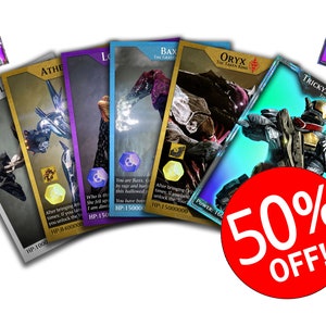 Destiny 2 : carte personnalisée - Standard et carte de gardien du destin à créer
