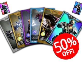 Destiny 2: Personalised Custom Card - Standard and Create Your Own Destiny Guardian Card