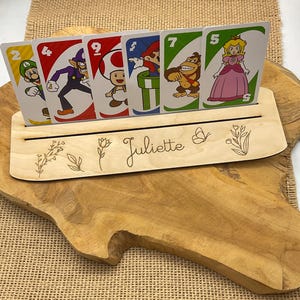 Support personnalisé pour jeux de cartes