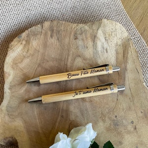 Bamboo pen, wood image 2