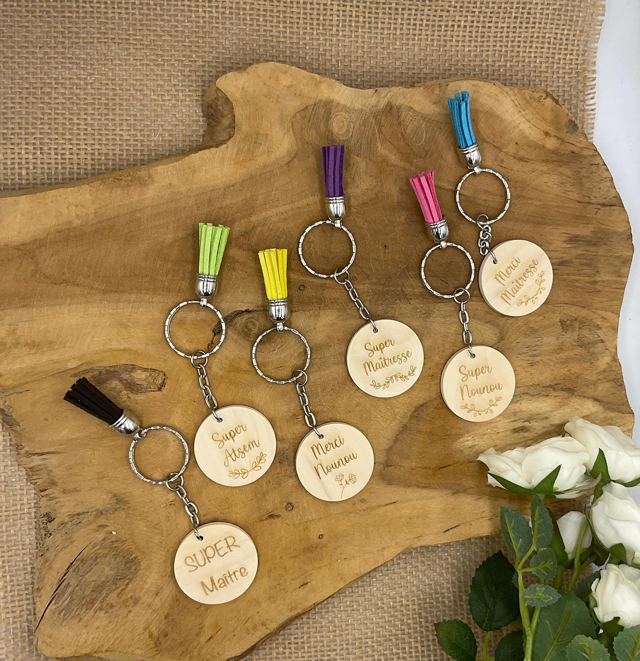 Carte Départ Collègue Avec Porte-clés - Cadeau Retraite, Promotion Ou Départ, Pour Femme Ou Homme - 2