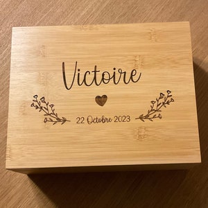 Caja de regalo de nacimiento/recuerdo