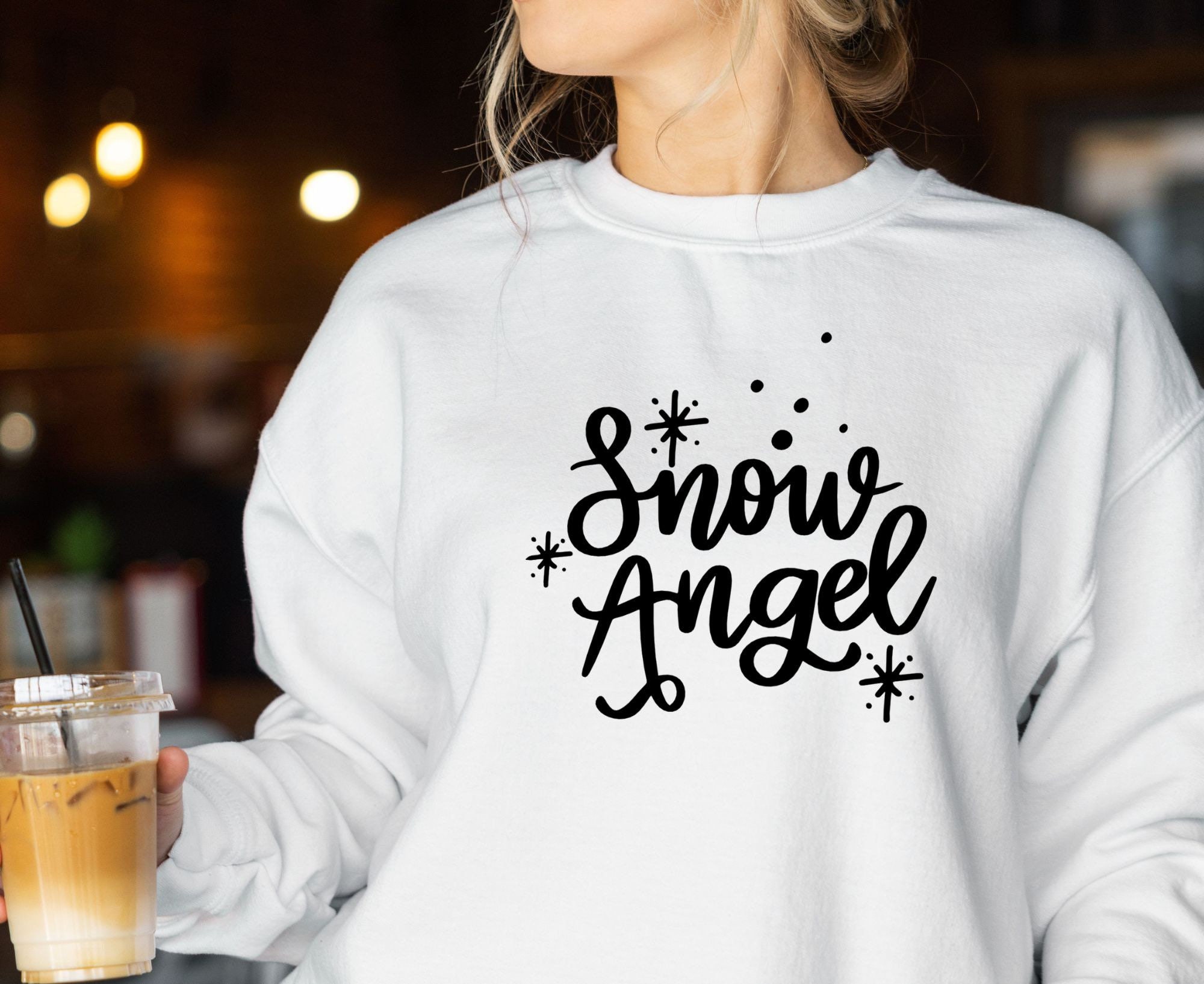 Snow Angel Sweatshirt Winter Shirt Men T-shirt Unisex - Etsy