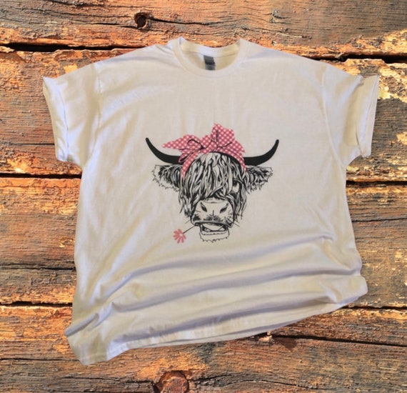 Highland Cow T Shirt Cow T Shirt Pick 
