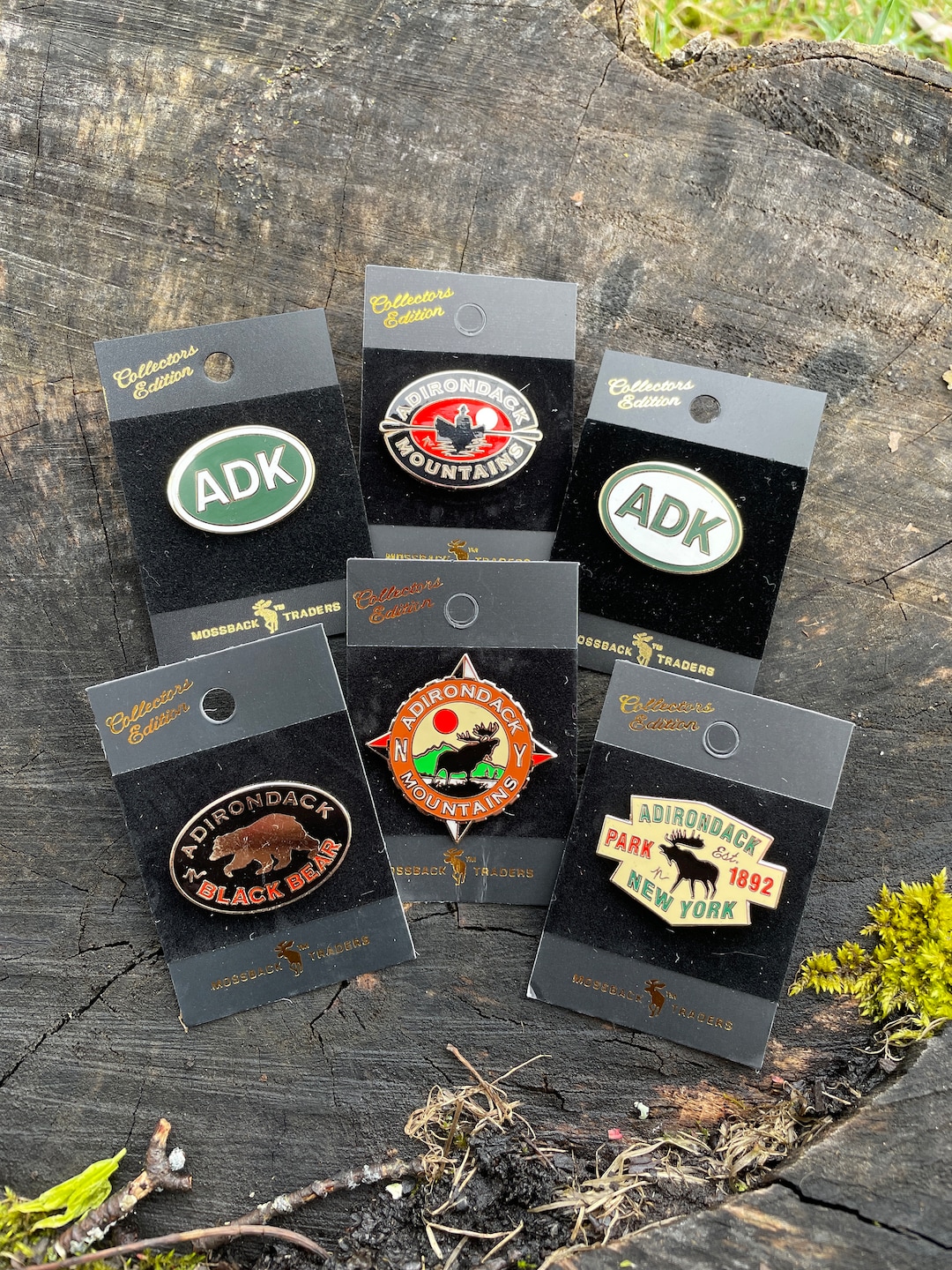 Pins for Backpacks Adirondack Pins Buttons Pins for Bags Upstate New