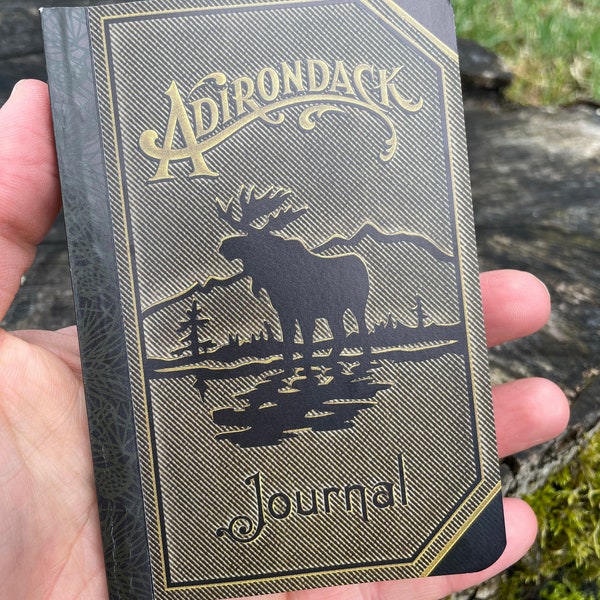 Adirondack Hiking Journal | ADK 46er Gift | Pocket Size Notebook | Hike New York | Camping Gift | Lake Placid | Lake George | ADKs