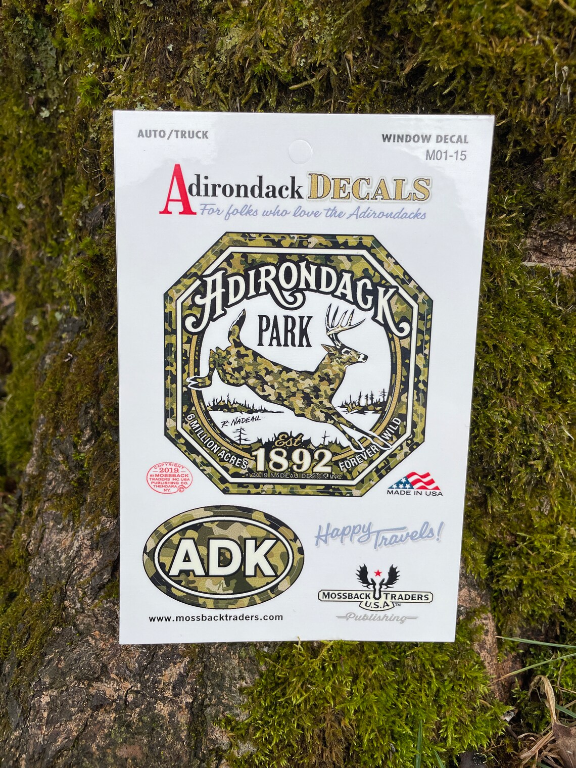 Adirondack Park Camouflage Deer Sticker | 3 Inch Sticker | Vinyl Laptop ...