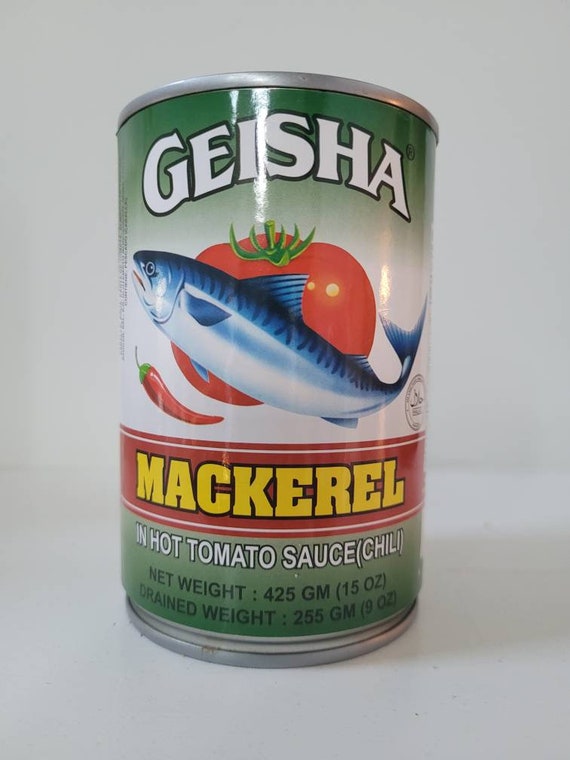 Geisha Mackerel/ Canned Fish / Mackerel Tomato Sauce/ Chili Etsy