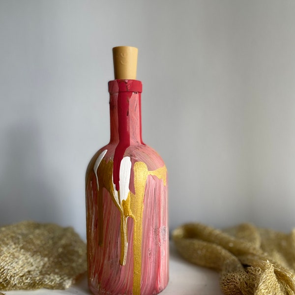 Decorative Wine Bottles Etsy