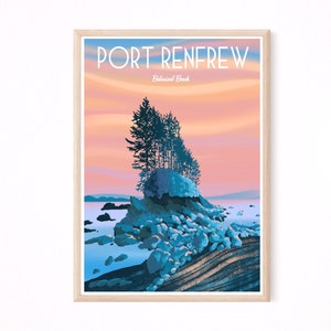 Port Renfrew Botanical Beach Print, Vancouver Island Art