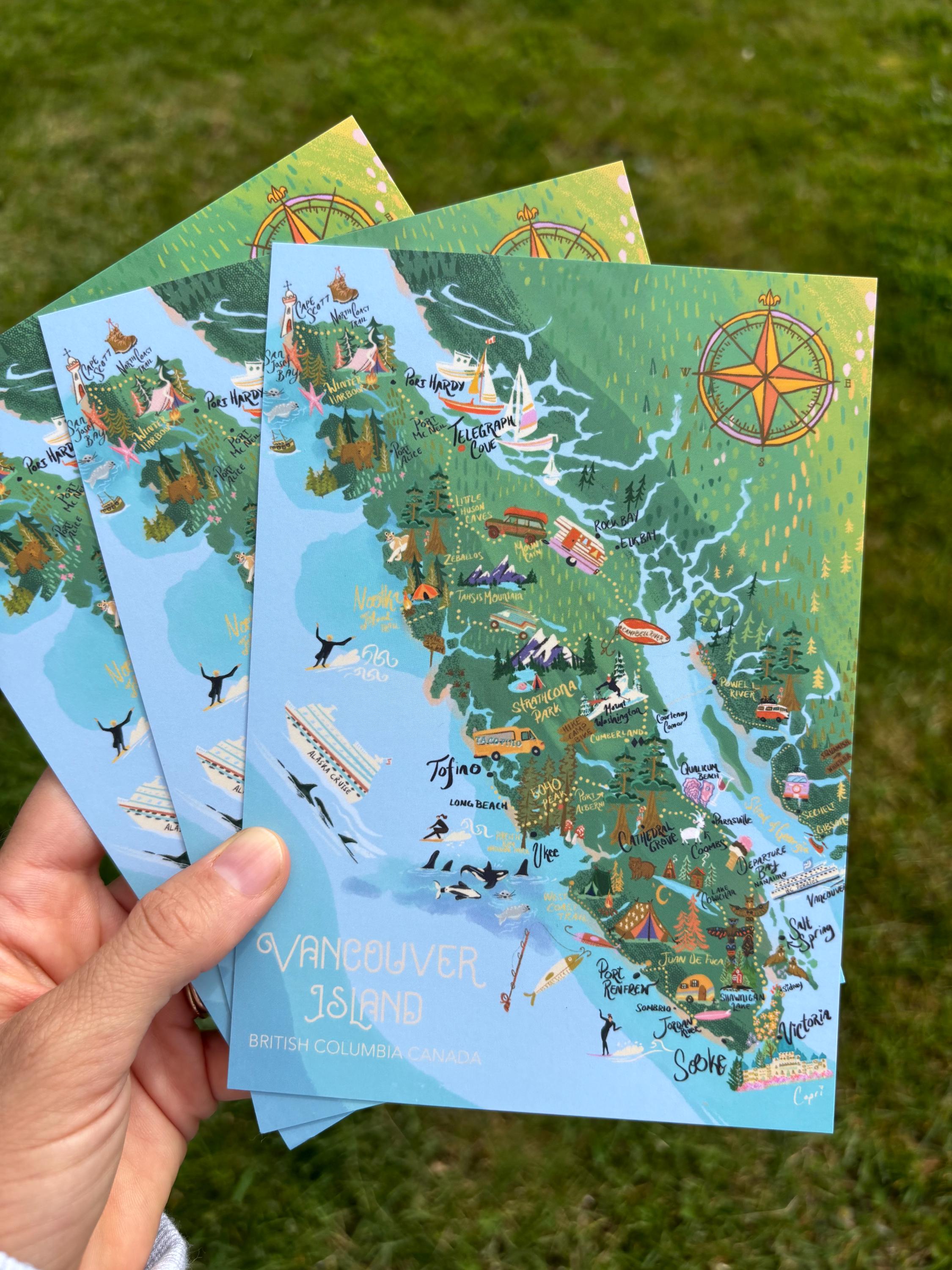 Vancouver Postcard - Etsy