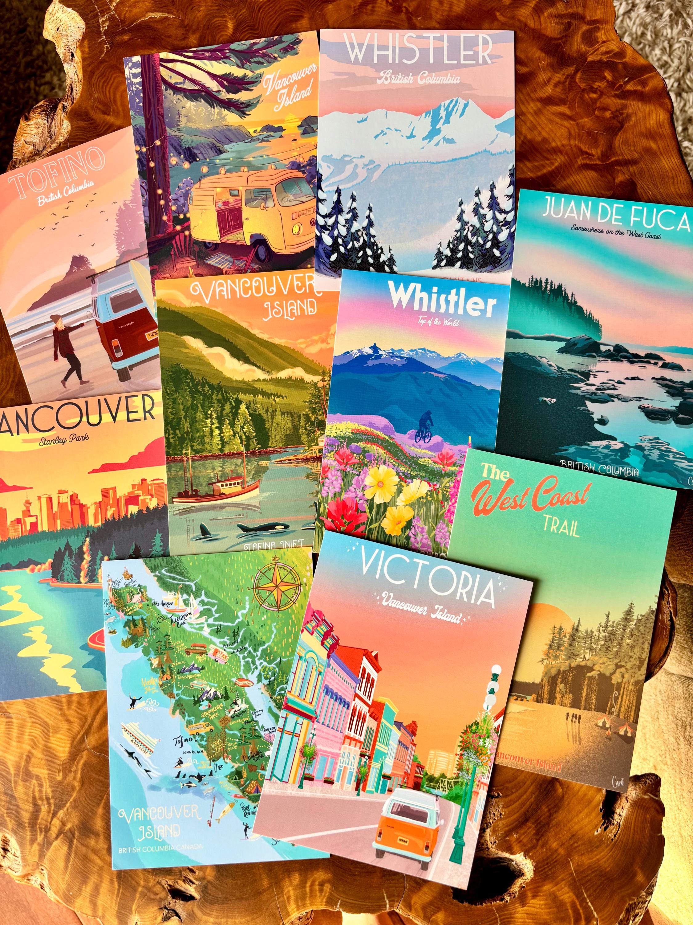 Vancouver Postcard - Etsy Vancouver Postcard - Etsy