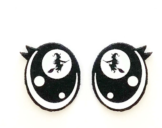 Glitter Felt Eyes for Amigurumi, Halloween, Monsters, Crochet Plushies (3-48 Pack)