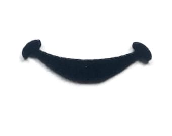 6 Pack Felt Mouths for Amigurumi, Smile, Teeth, Tongue, Silly, Crochet, Knit, Plushie