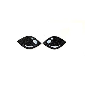 6 Pack of Alien Felt Eyes for Amigurumi, Cute Alien, Crochet Plushies, Multiple Sizes Available