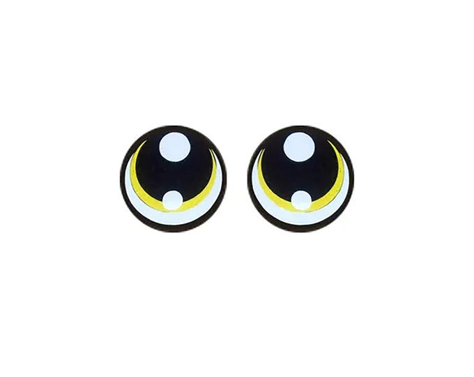 Felt Eyes for Amigurumi, Crochet, Plushie, Glitter, Kawaii (3, 6, 12, 24, 48 pairs)