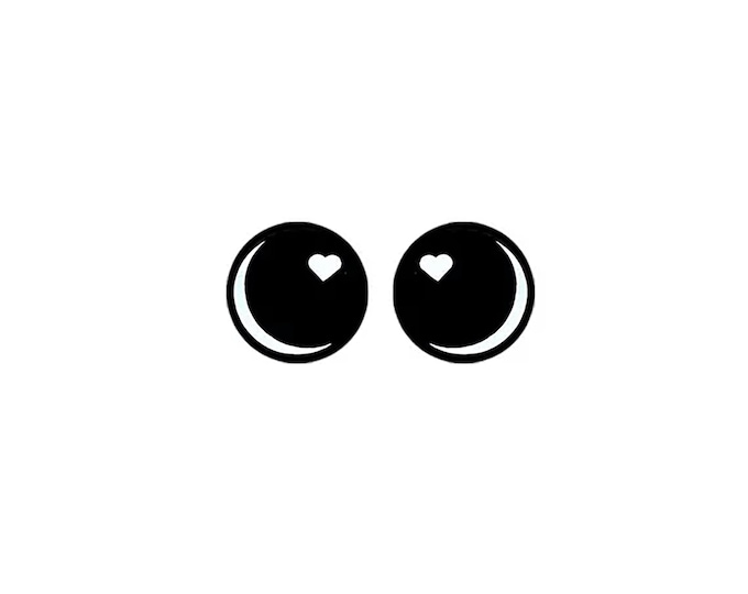 Felt Eyes for Amigurumi, Crochet, Plushies, Kawaii Crafts (3, 6, 12, 24, 48 Pack)