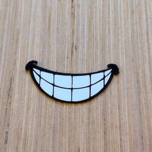 Set of 6 Felt Smiling Mouths for Amigurumi, Grin, Grinning, Multiple Sizes Available