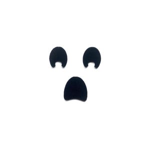 3 Pack Ghost Felt Faces Nose Mouth Combo for Amigurumi Multiple Sizes Available imagem 4