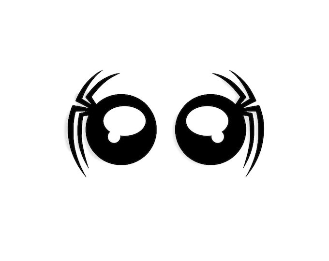 6 Pack, 3 Pack or Bulk Glitter Felt Eyes for Amigurumi, Halloween, Monster, Vampire, Crochet, Knit, Plushie, Monster, Ghost, Bats, Spider