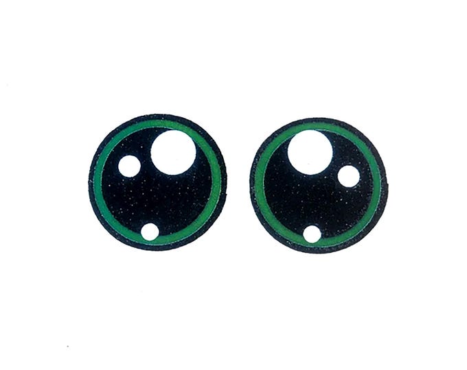 Glitter Felt Eyes for Amigurumi, Crochet, Knit Plushies (3-48 Pack)
