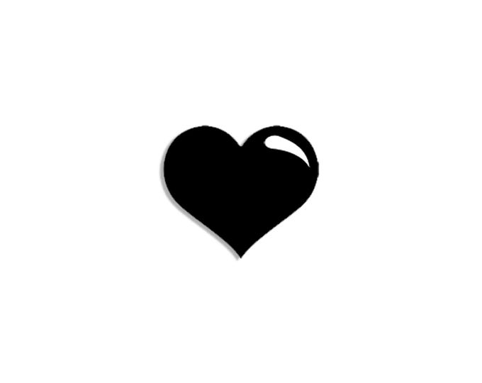 6 Pack Black Felt Heart Noses for Amigurumi, Stuffed Animals, Crochet Plushies