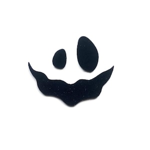 3 Pack Ghost Felt Faces Nose Mouth Combo for Amigurumi Multiple Sizes Available imagem 2