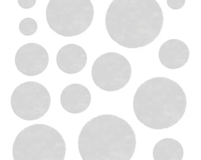 20 Pack of White Felt Circles for Amigurumi, Felt Eye Blanks, Multiple Sizes Available