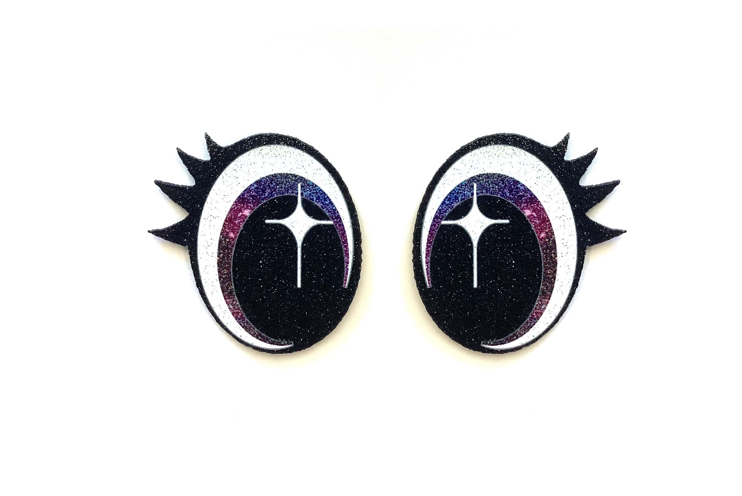 15, 25 or 50 Pack Bulk Felt Eyes for Amigurumi Multiple Sizes Available - Thumbnail 4
