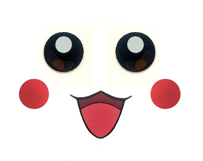 3 Pack Felt Faces for Amigurumi, Crochet, Knit Plushie Making