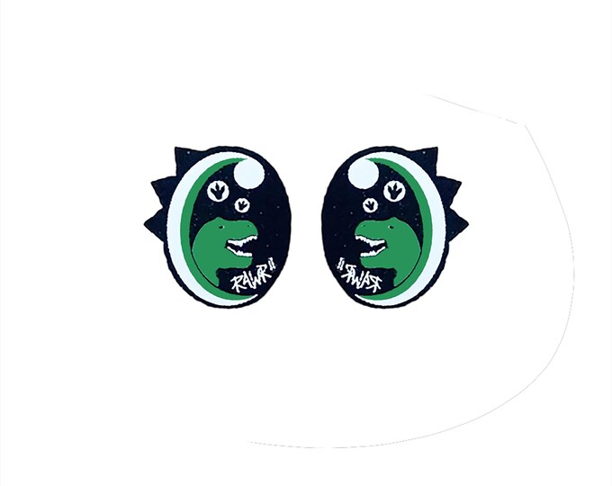 Felt Dinosaur Eyes with Lashes for Amigurumi, Kawaii, Plushie (3, 6, 12, 24, 48 Pack)