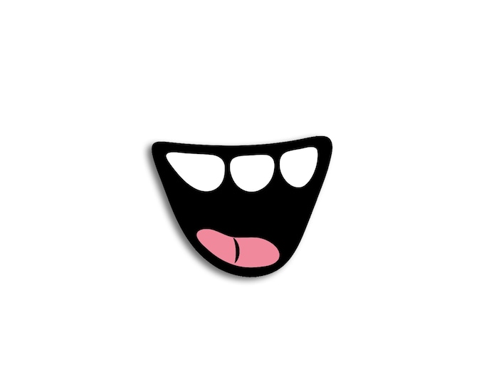 6 Pack Felt Mouths for Amigurumi, Smile, Teeth, Tongue, Silly, Crochet, Knit, Plushie