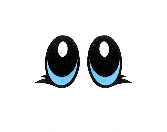 Glitter Felt Eyes with Lashes for Amigurumi, Crochet, Kawaii (3-48 Pack)