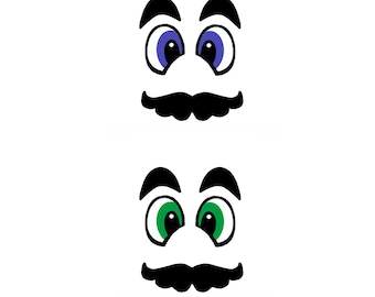 3 Pack of Felt Faces