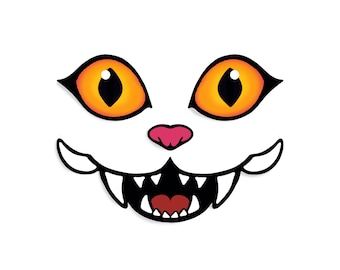 3 Pack Felt Tiger Face Set, Eyes, Nose, Mouth Set for Amigurumi