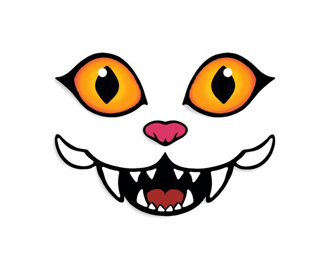 3 Pack Tiger Felt Faces for Amigurumi, Crochet, Knit Plushie Accessories